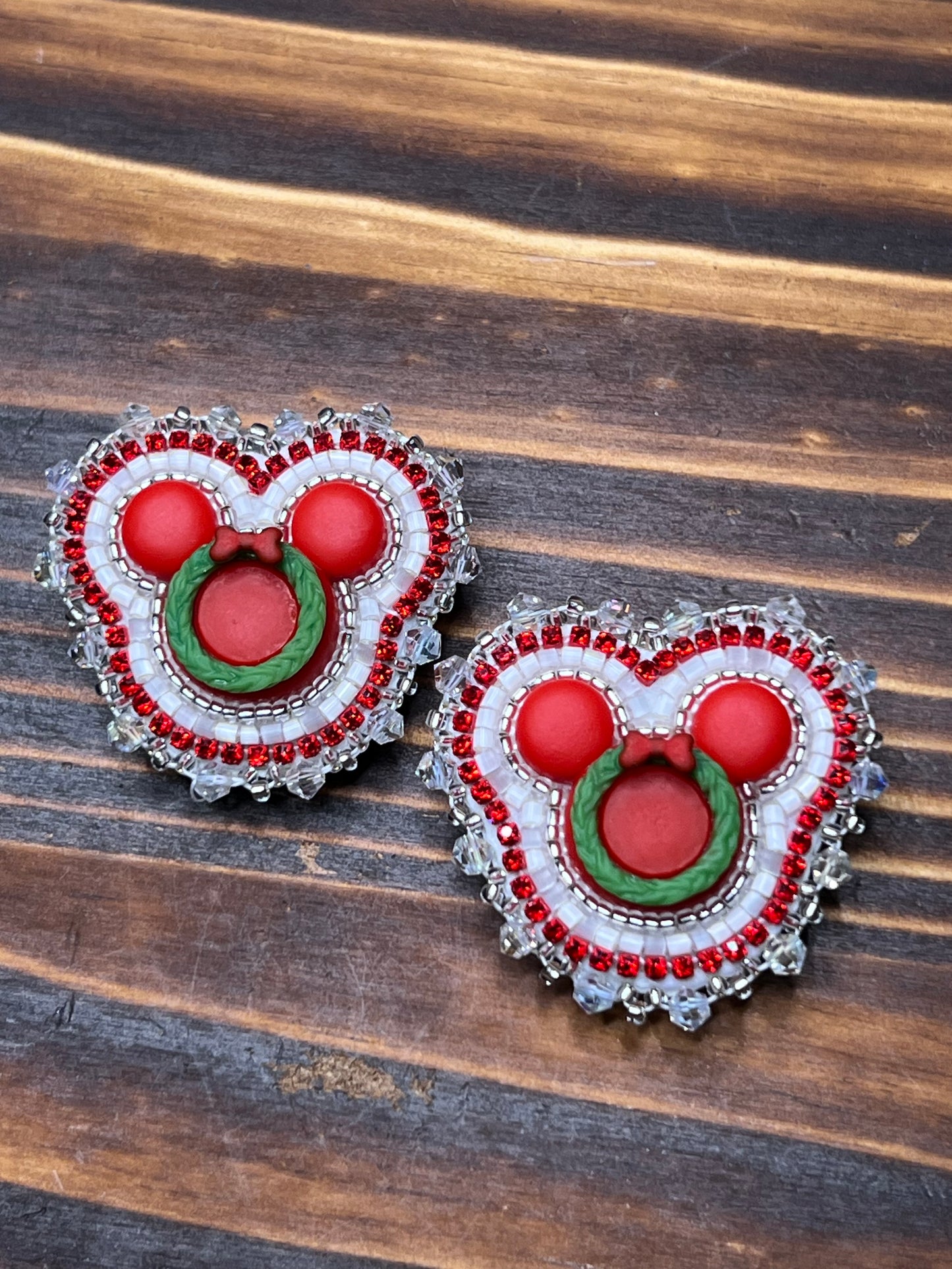 Christmas Red Earrings