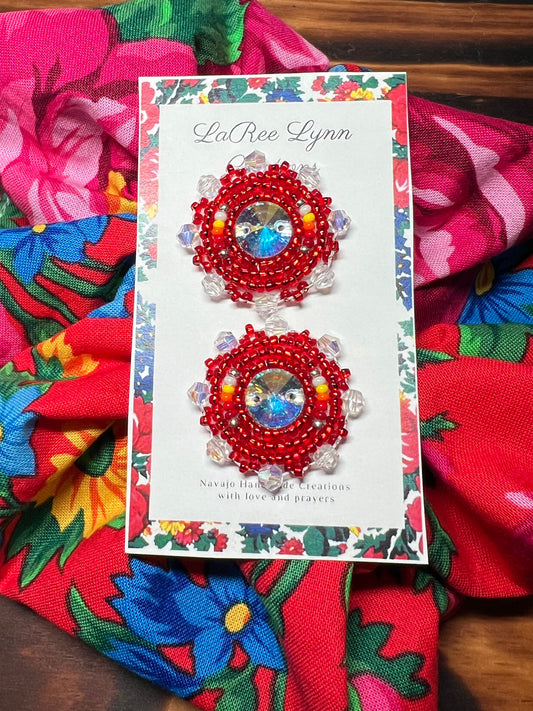Red Stud & Scrunchie